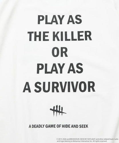 DEAD BY DAYLIGHT 聯名款 後背logo印花 圓領T恤