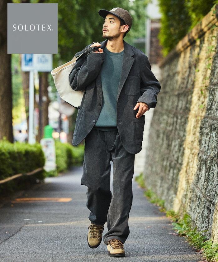 SOLOTEX(R)面料 寬鬆版型 燈芯絨 兩粒扣西裝夾克