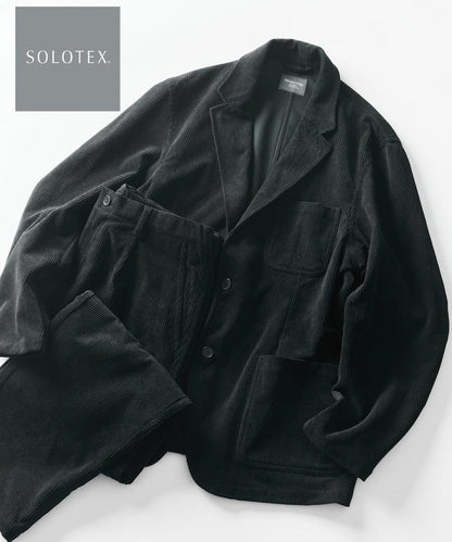 SOLOTEX(R)面料 寬鬆版型 燈芯絨 兩粒扣西裝夾克