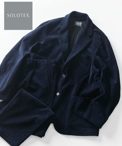 SOLOTEX(R)面料 寬鬆版型 燈芯絨 兩粒扣西裝夾克