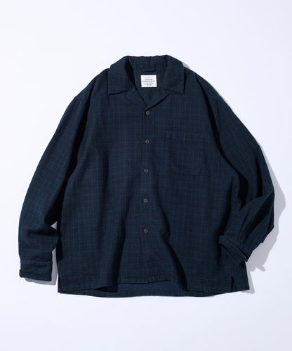 AUSTRALIAN COTTON 開領 格紋襯衫 長袖
