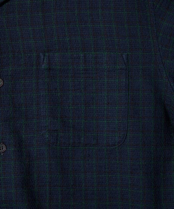 AUSTRALIAN COTTON 開領 格紋襯衫 長袖