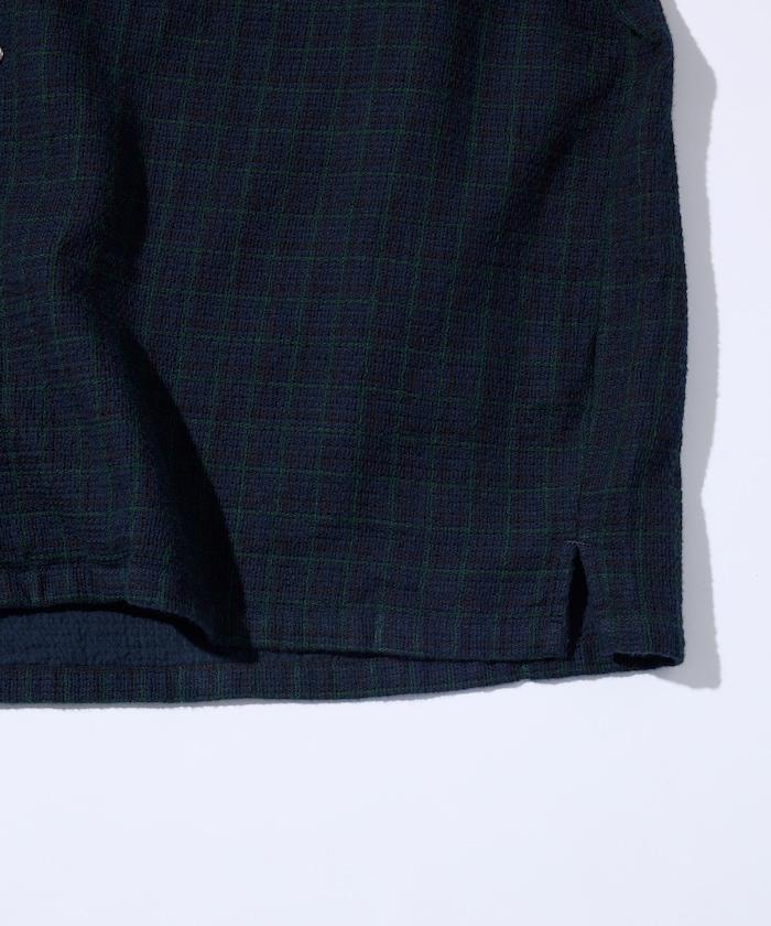 AUSTRALIAN COTTON 開領 格紋襯衫 長袖