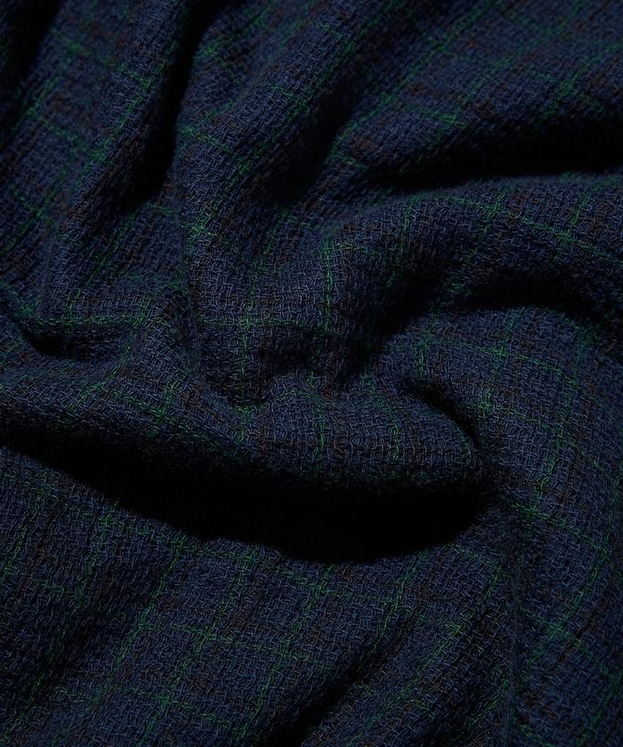 AUSTRALIAN COTTON 開領 格紋襯衫 長袖