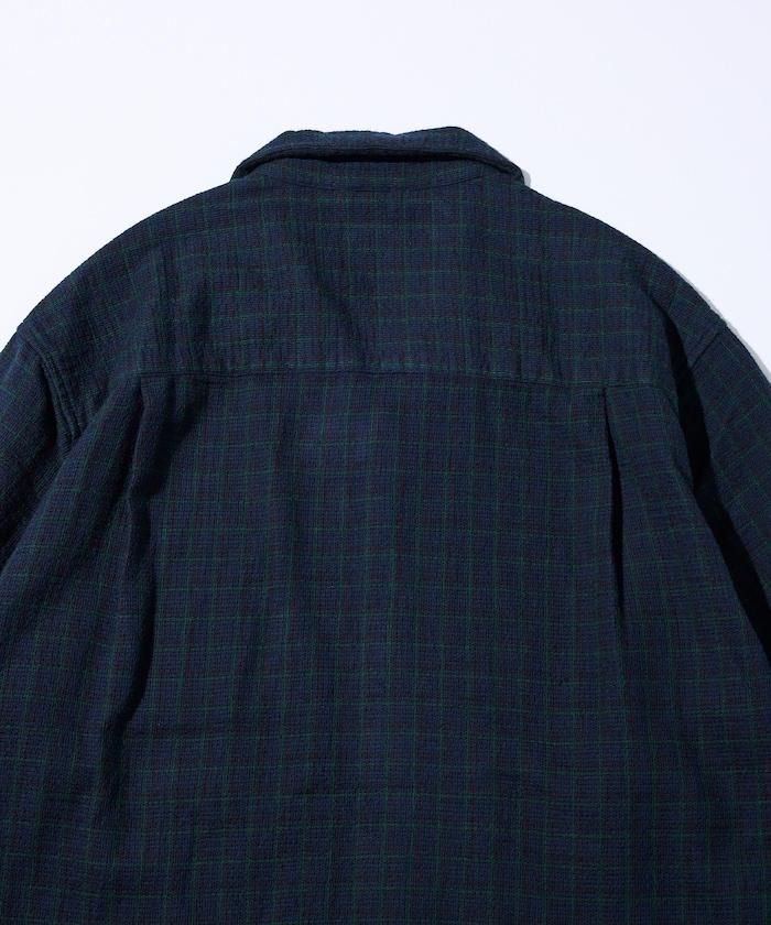 AUSTRALIAN COTTON 開領 格紋襯衫 長袖