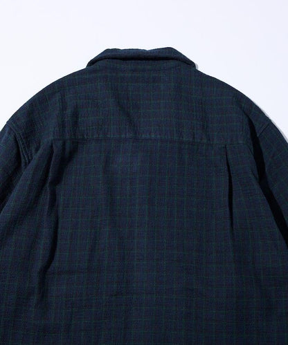 AUSTRALIAN COTTON 開領 格紋襯衫 長袖