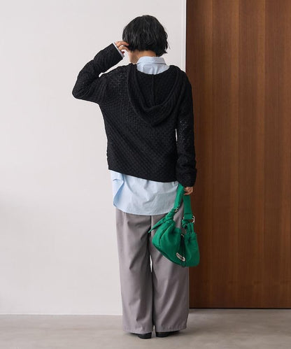 連帽針織套頭衫