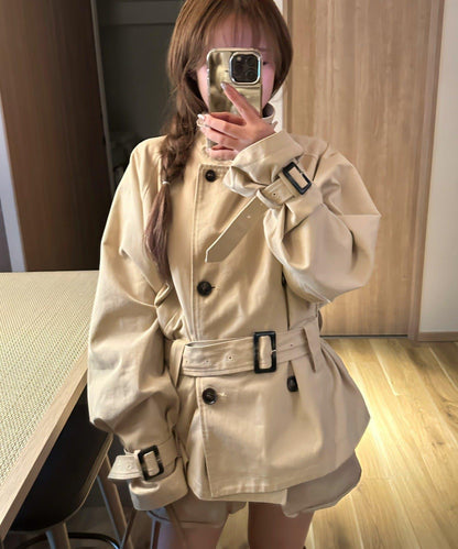 短款寬鬆風衣