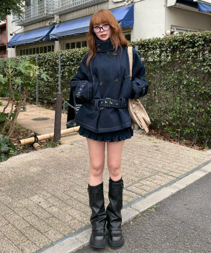 短款寬鬆風衣
