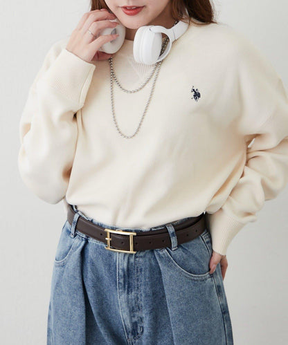 U.S. POLO ASSN. 衛衣式針織套頭衫
