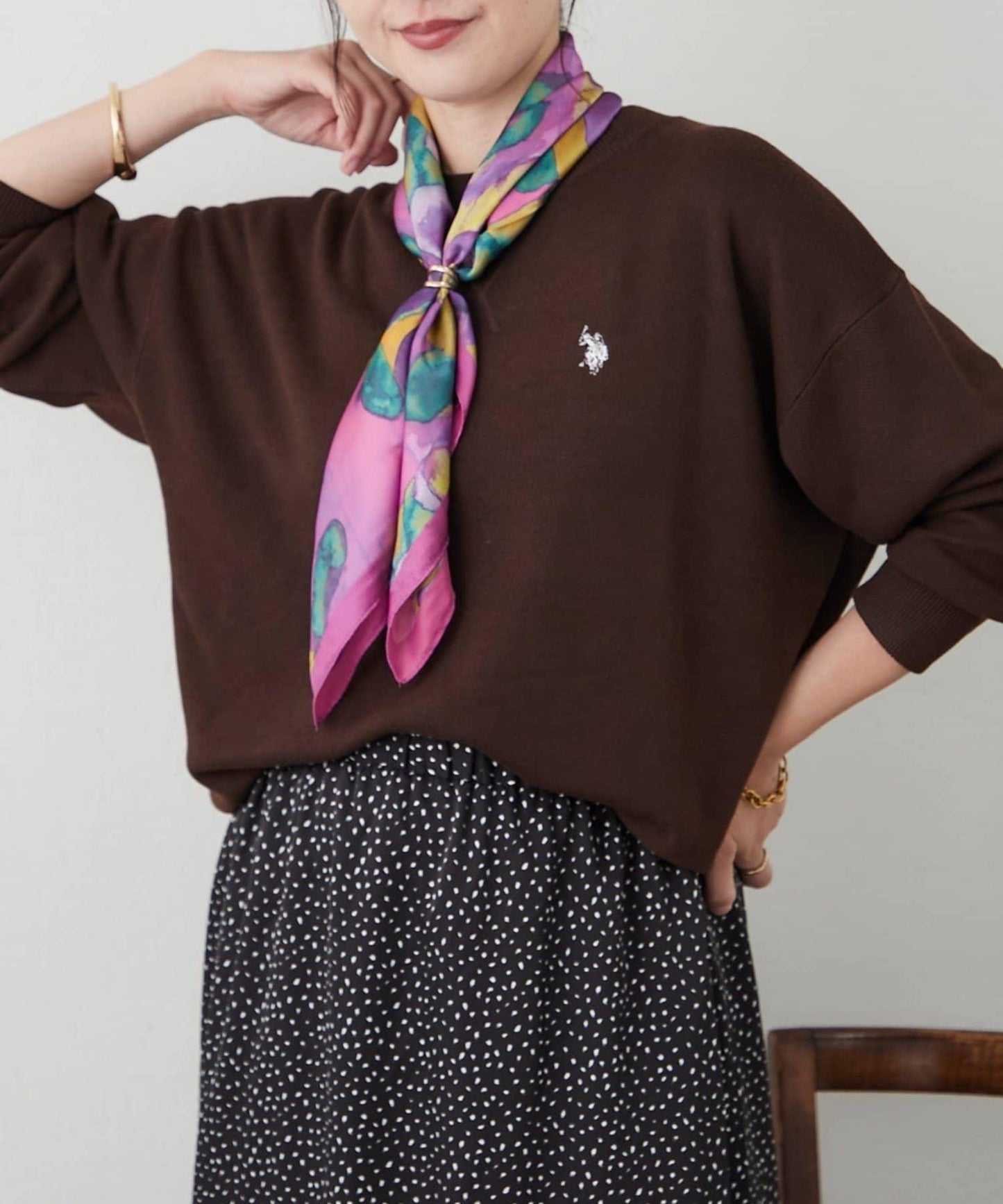 U.S. POLO ASSN. 衛衣式針織套頭衫