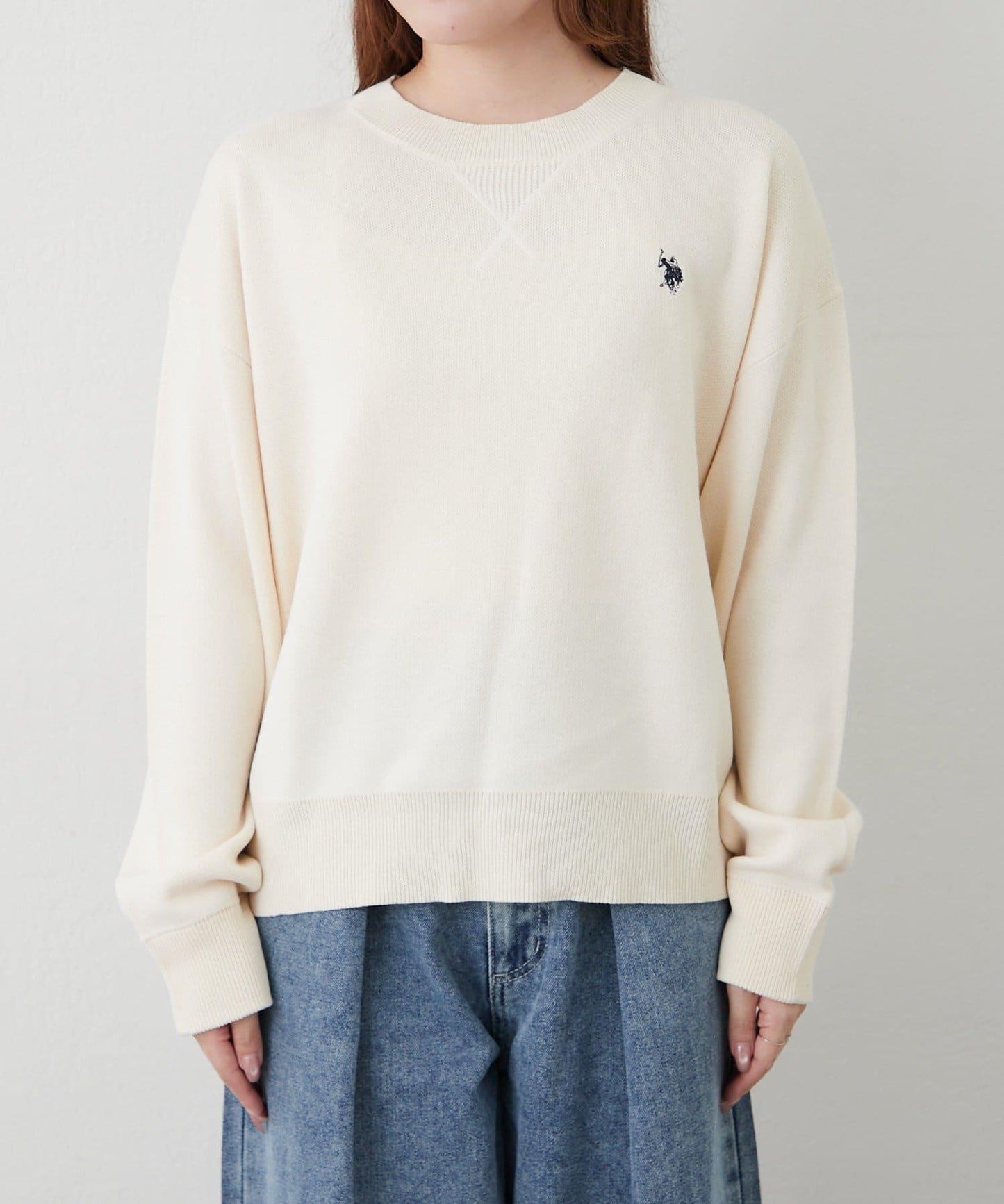 U.S. POLO ASSN. 衛衣式針織套頭衫