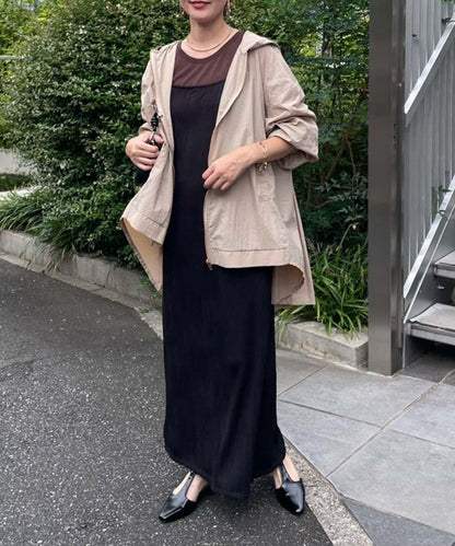 後褶飾輕型夾克