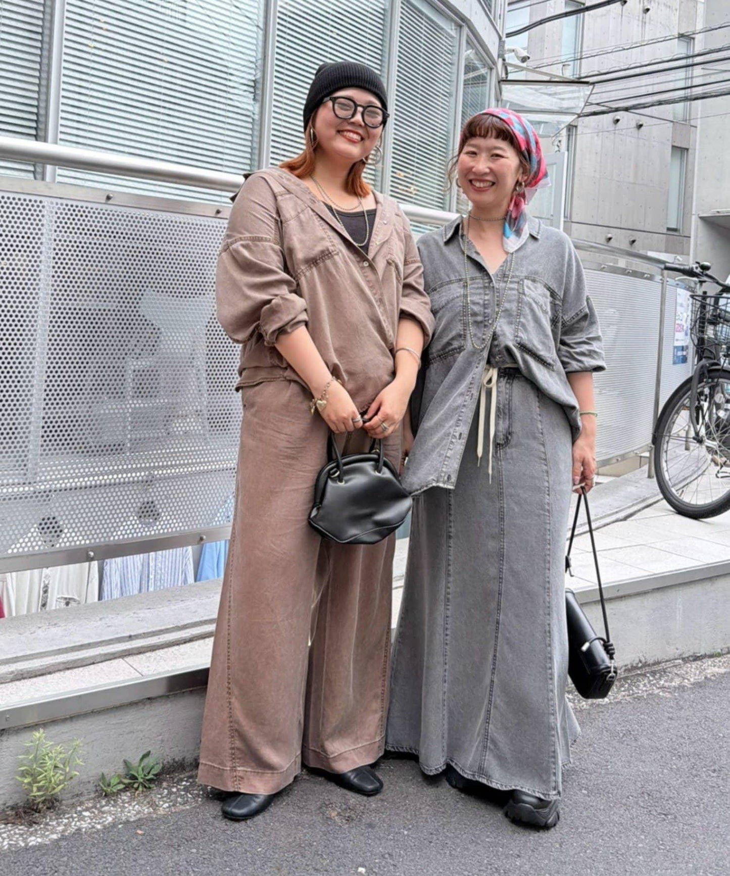 天絲牛仔休閒褲