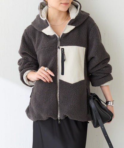 TAION聯名 可翻面羊羔絨羽絨服