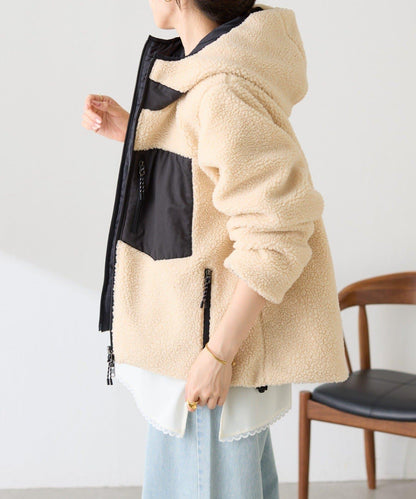 TAION聯名 可翻面羊羔絨羽絨服