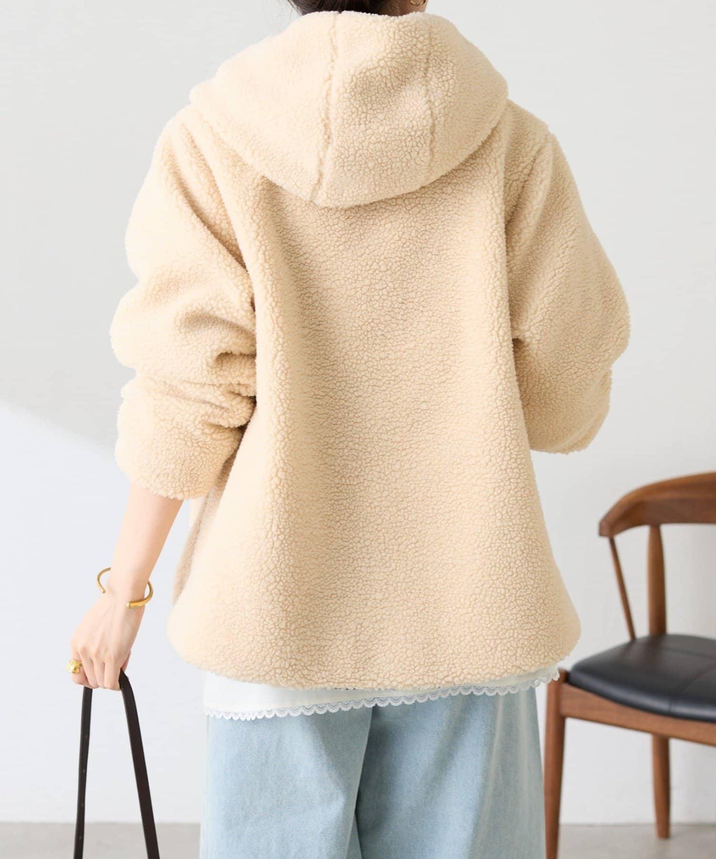 TAION聯名 可翻面羊羔絨羽絨服