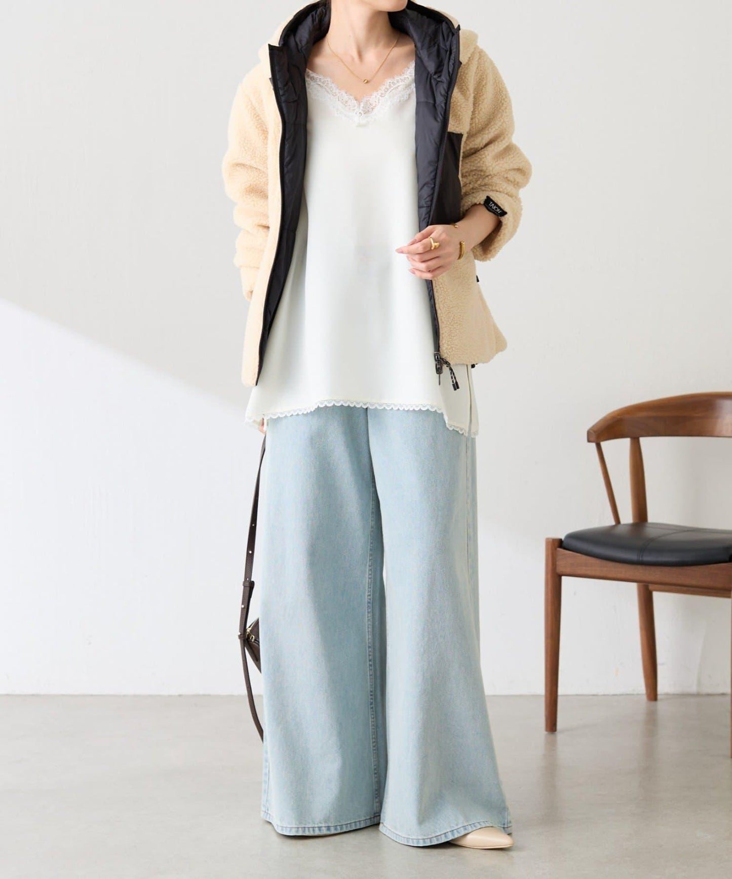 TAION聯名 可翻面羊羔絨羽絨服