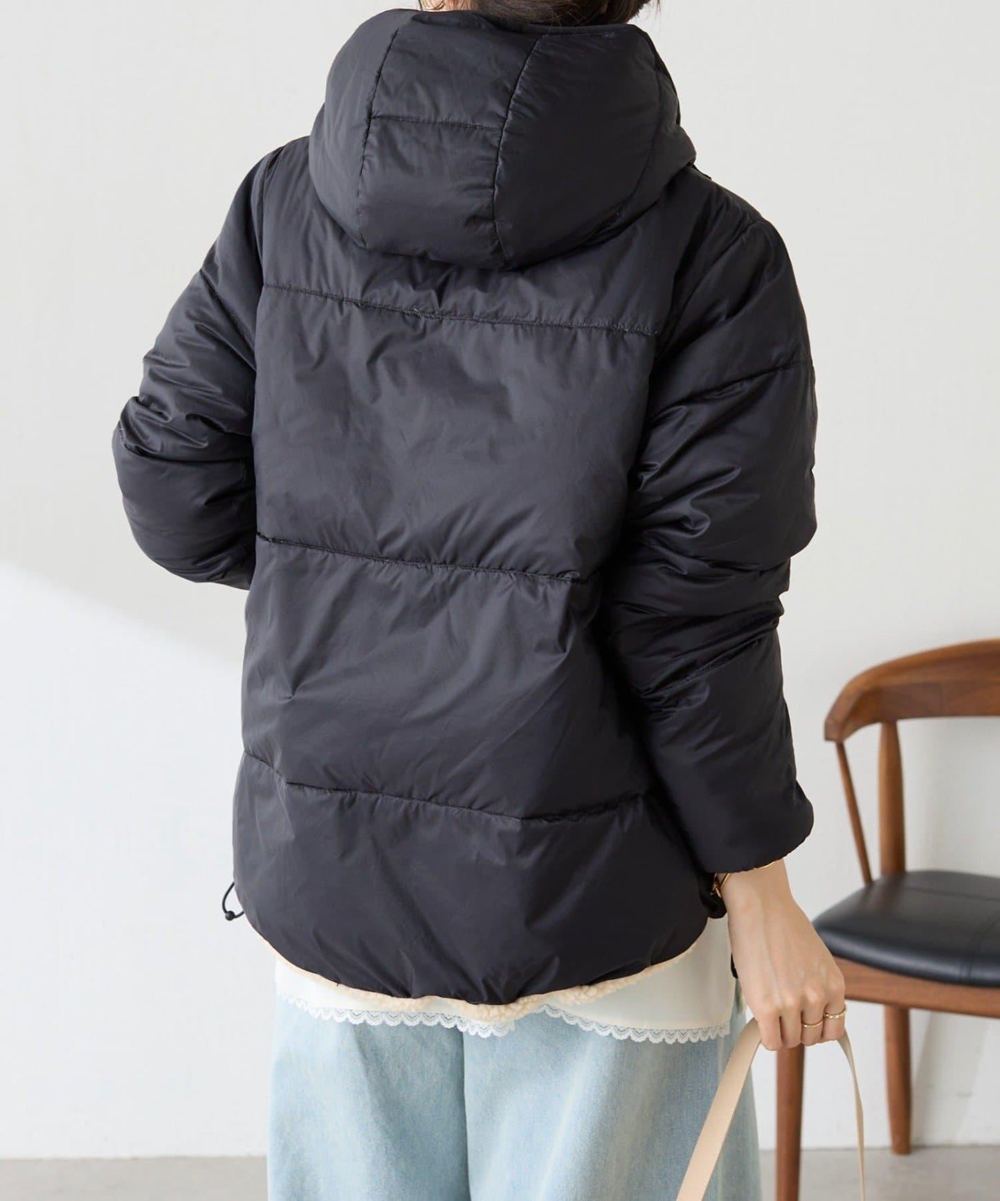 TAION聯名 可翻面羊羔絨羽絨服