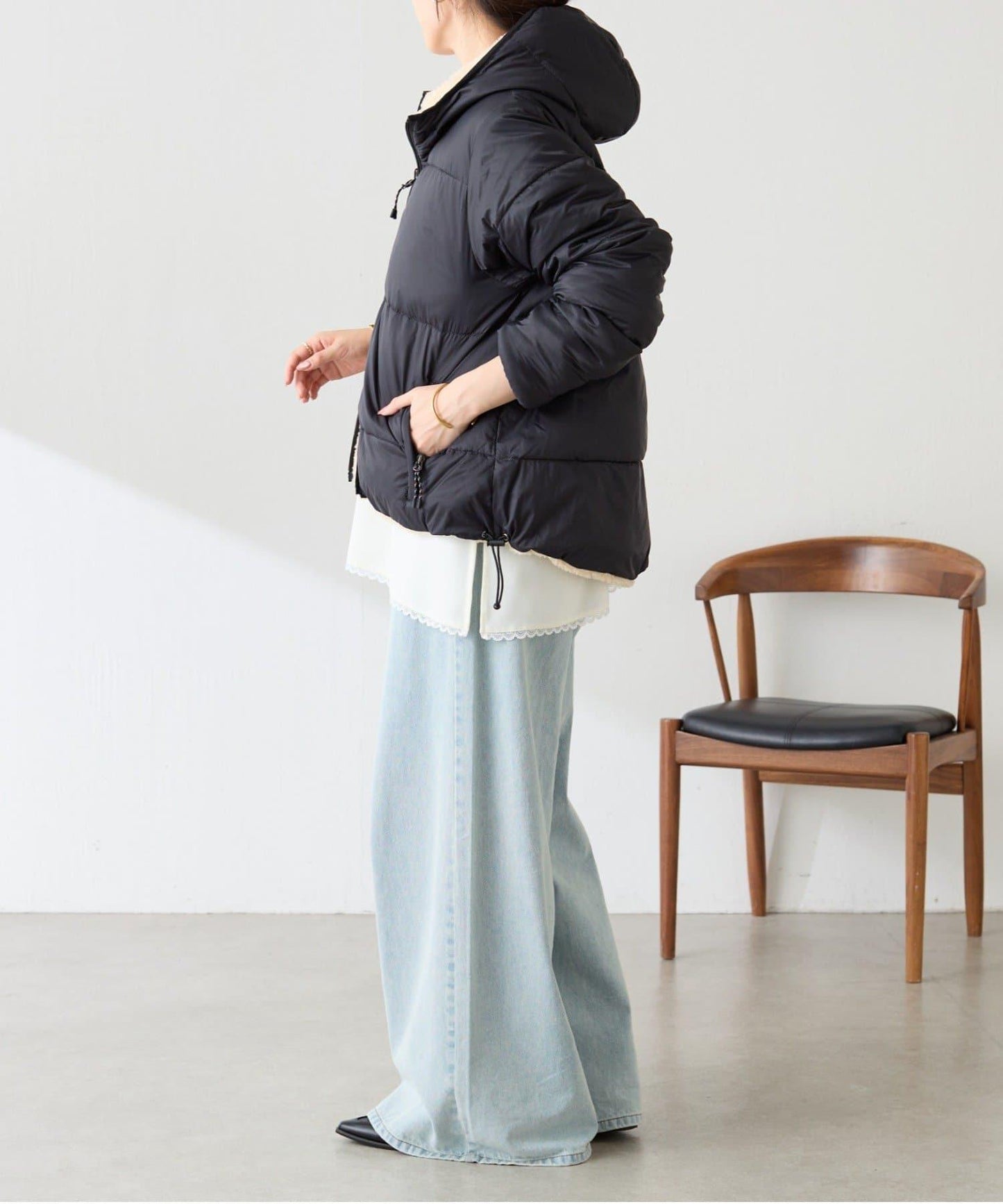 TAION聯名 可翻面羊羔絨羽絨服