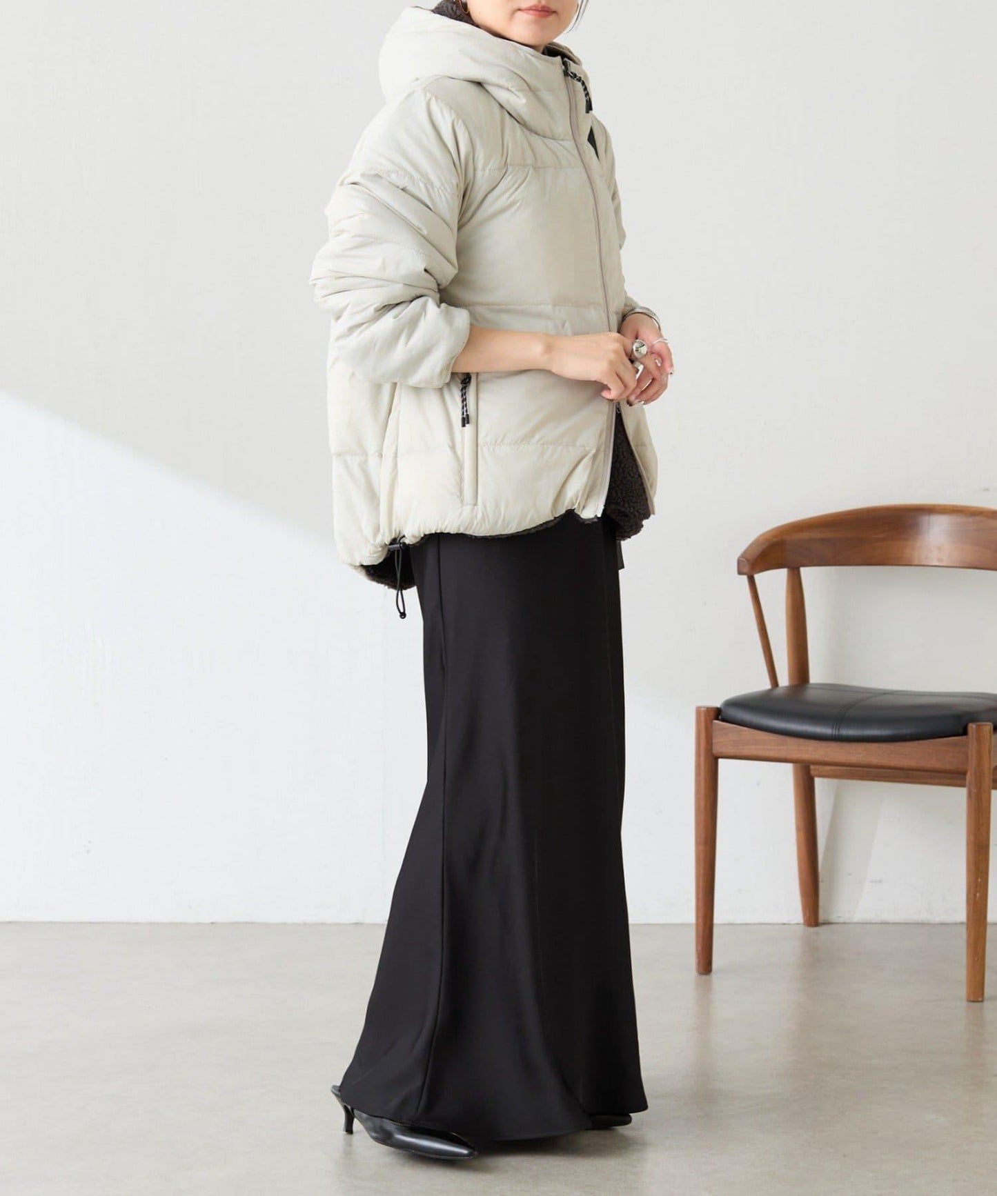 TAION聯名 可翻面羊羔絨羽絨服