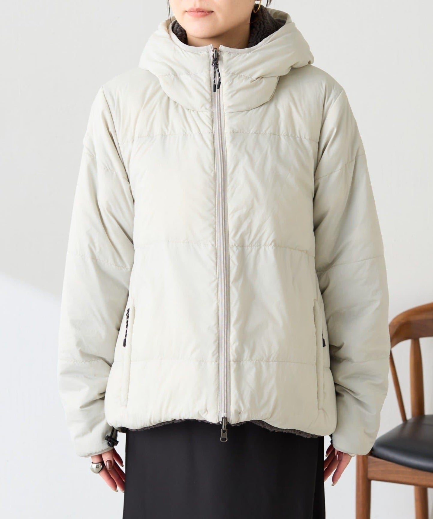TAION聯名 可翻面羊羔絨羽絨服