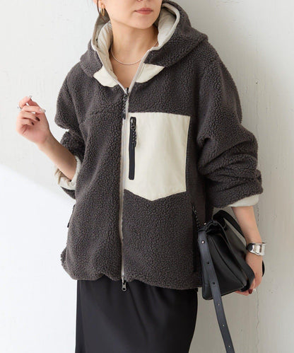 TAION聯名 可翻面羊羔絨羽絨服