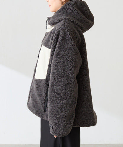 TAION聯名 可翻面羊羔絨羽絨服