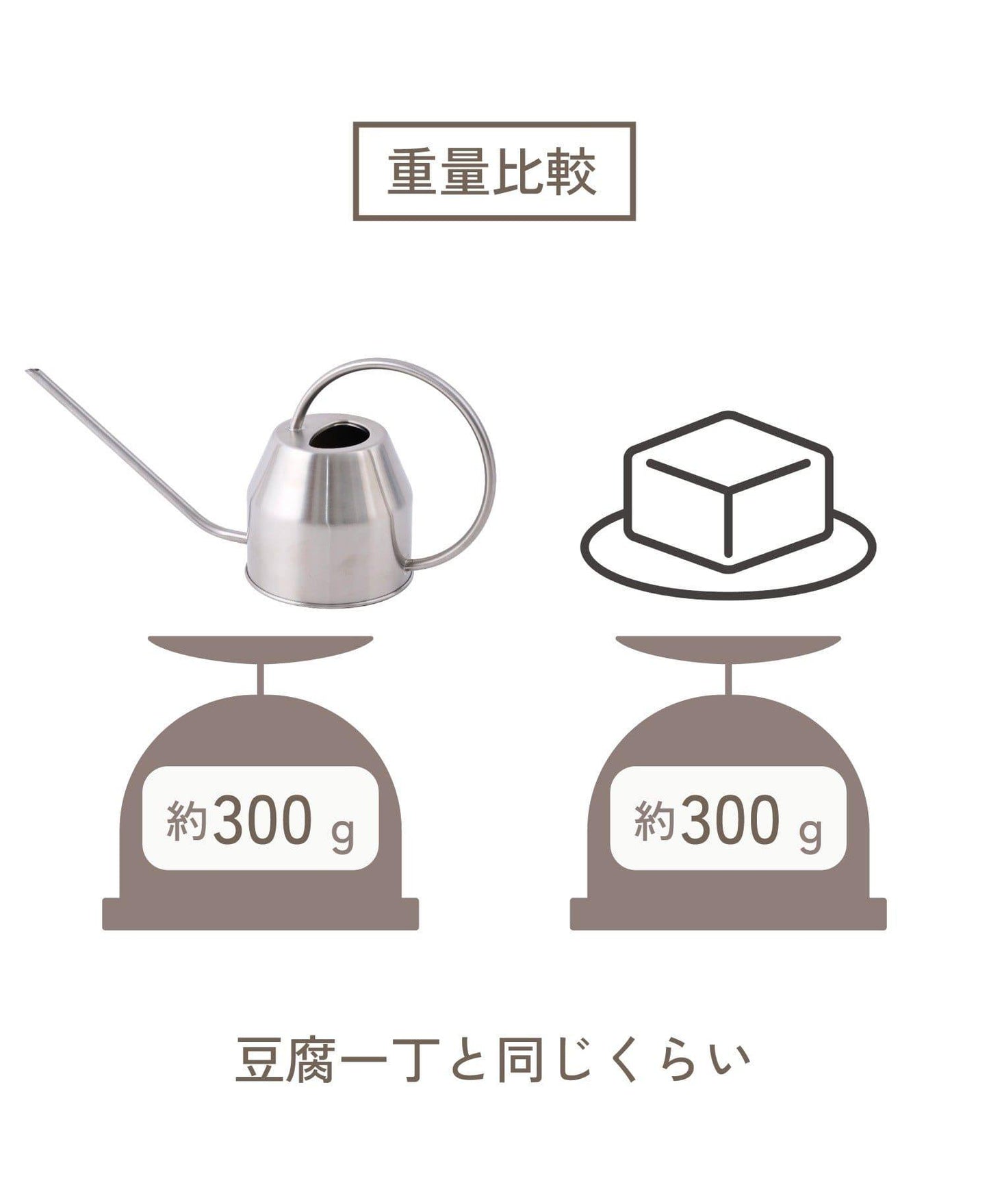 不鏽鋼澆水壺 1000ml
