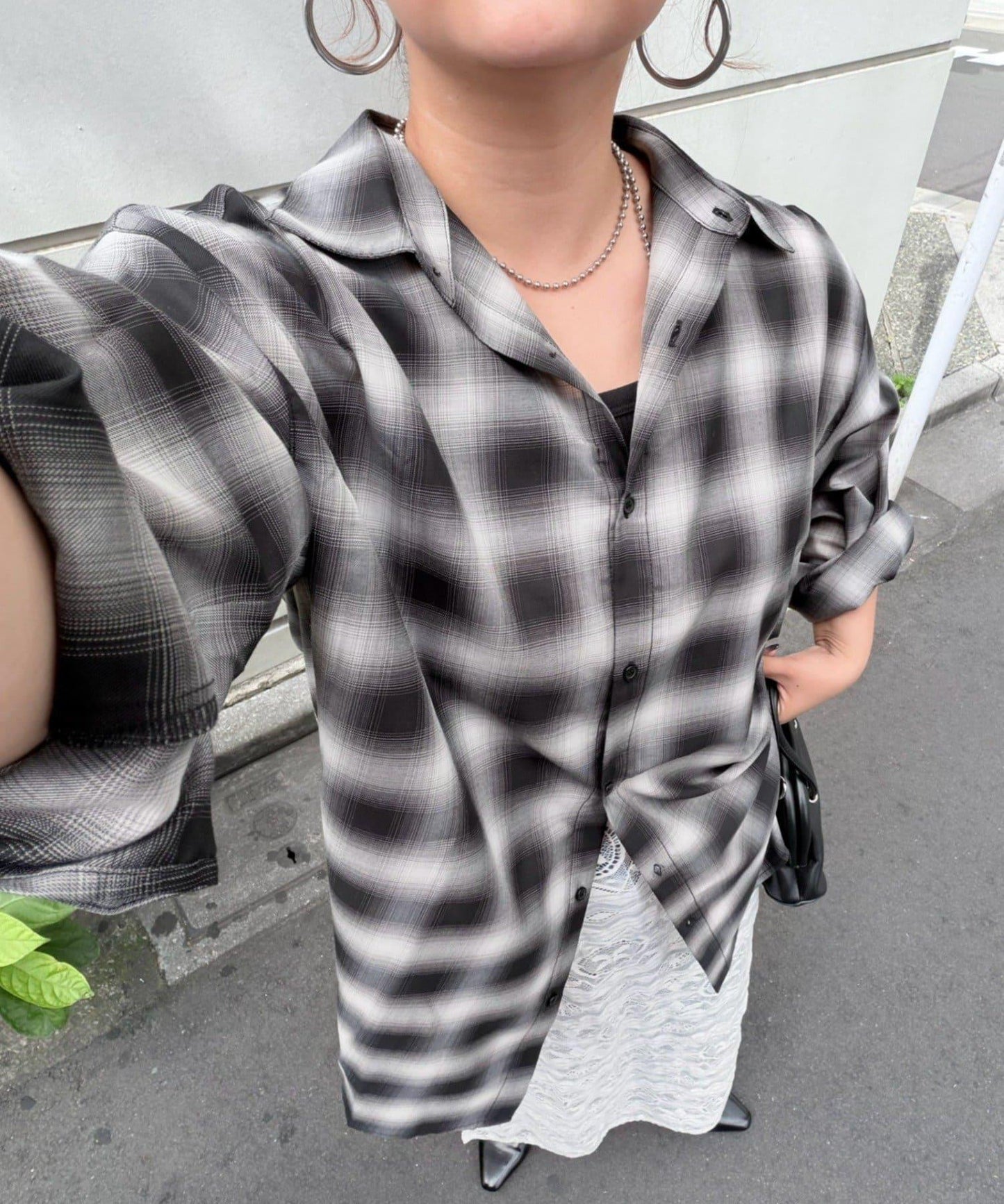3WAY格紋襯衫
