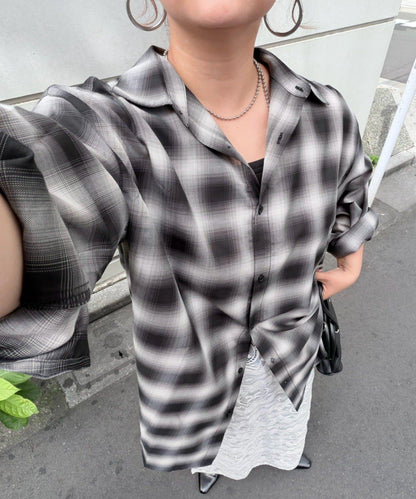 3WAY格紋襯衫