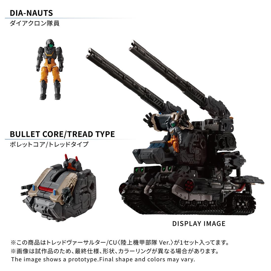 Diaclone（戴亞克隆） TREAD VERSALTER/CU 陸上機甲部隊 Ver.