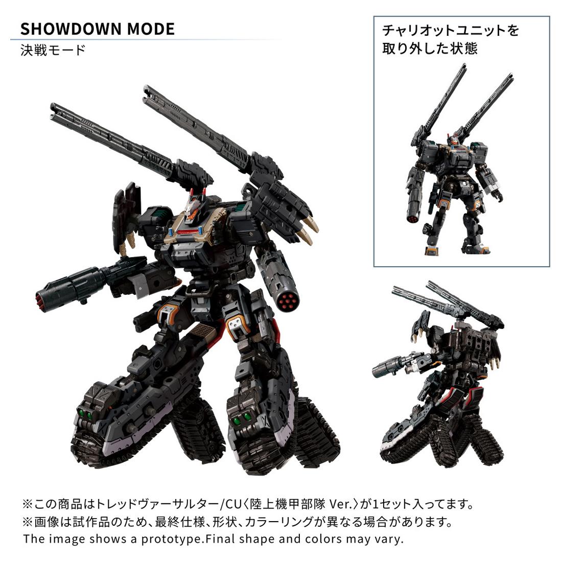 Diaclone（戴亞克隆） TREAD VERSALTER/CU 陸上機甲部隊 Ver.