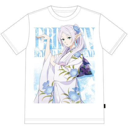 葬送のフリーレン（葬送的芙莉蓮） 芙莉蓮 和服ver. XL碼 大幅印花T恤