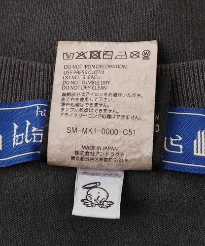 SAINT MICHAEL BKM_SS T-SHIRT PEACE BLACK 短袖T恤