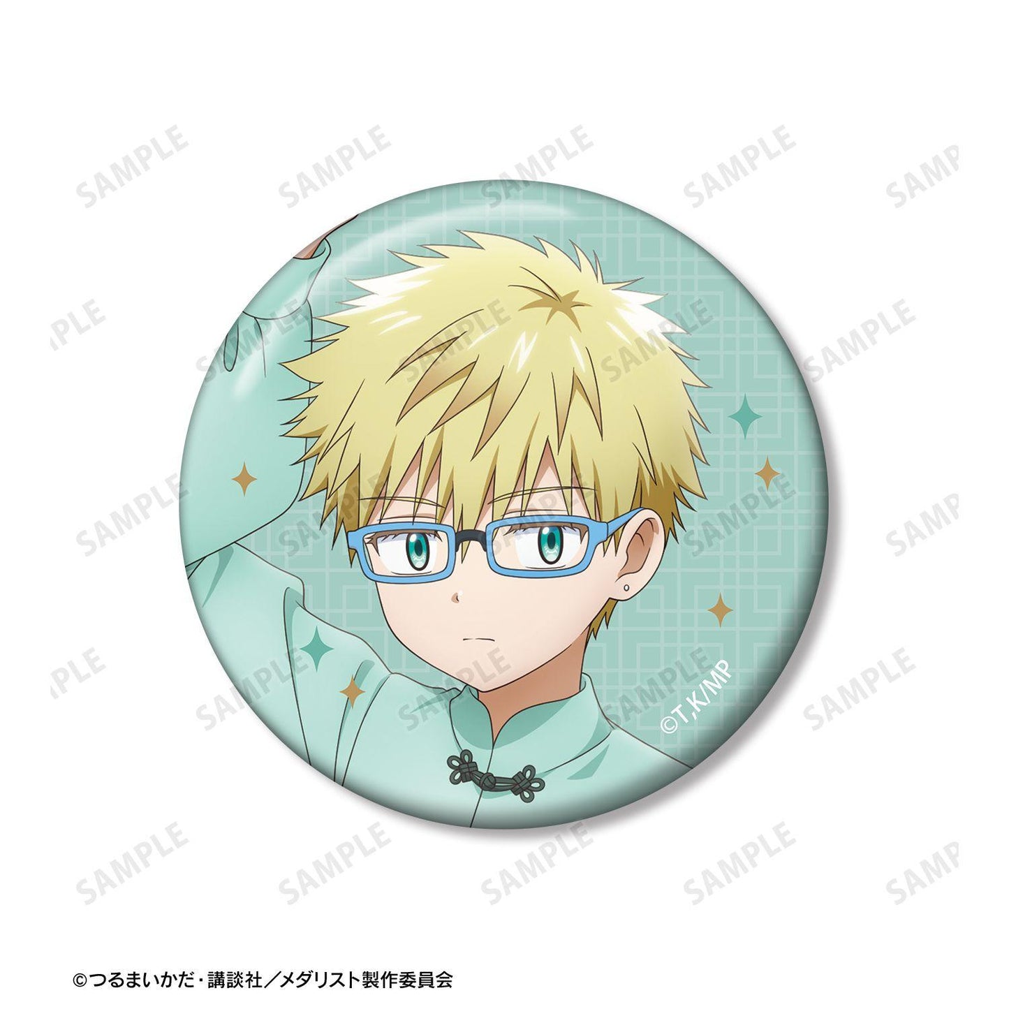 メダリスト（花樣滑冰Stars） 描き下ろし 鴗鳥理凰 中國風旗袍ver. 徽章2件套