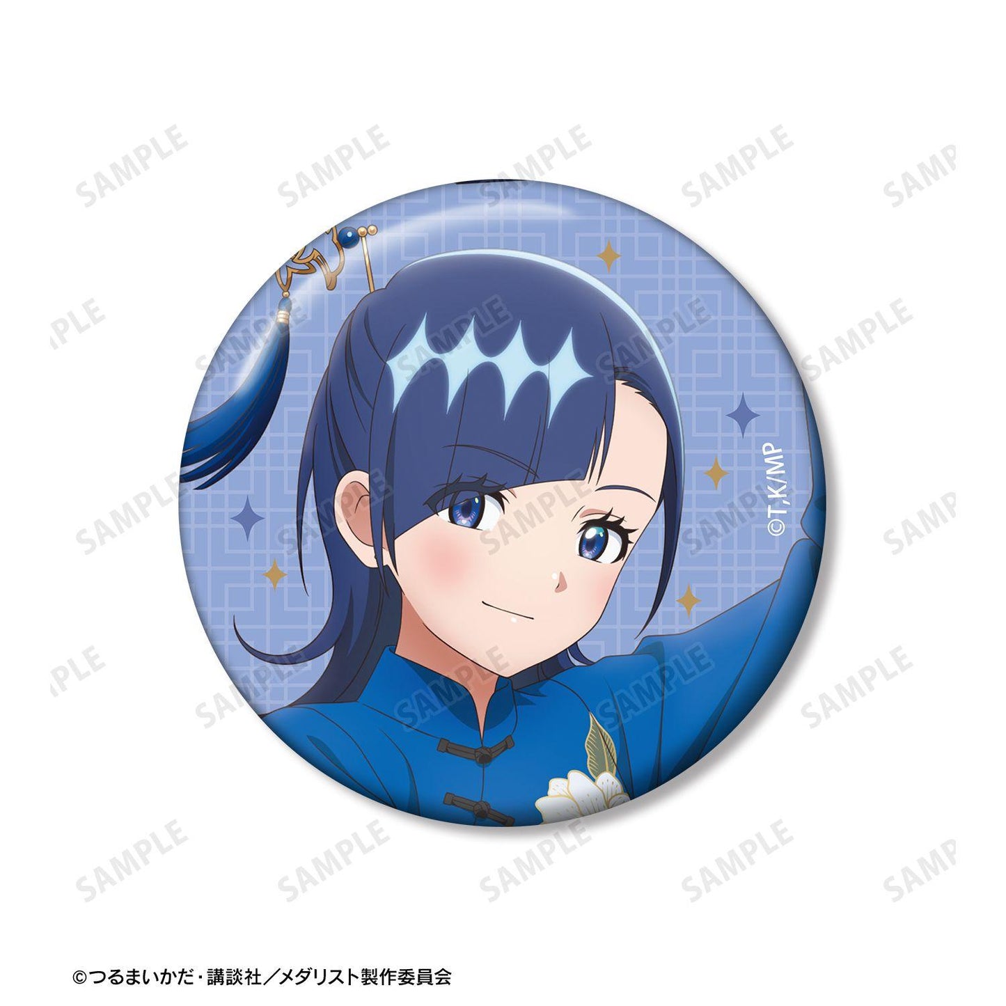 メダリスト（花樣滑冰Stars） 描き下ろし 岡崎いるか 中國風服裝ver. 徽章2個裝