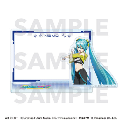 初音ミク（初音未來） Fit Boxing feat. 初音ミク Art by 巖十 亞克力備忘錄立牌 初音ミク