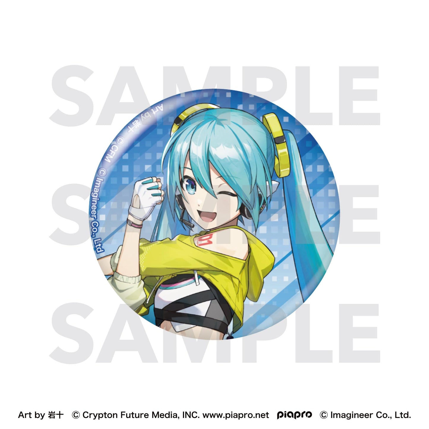 初音ミク（初音未來） Fit Boxing feat. 初音ミク Art by 巖十 閃光徽章 初音ミク