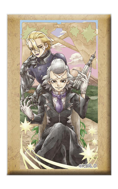 Dr.STONE（石紀元） 附支架方形徽章 ゼノ＆スタンリー
