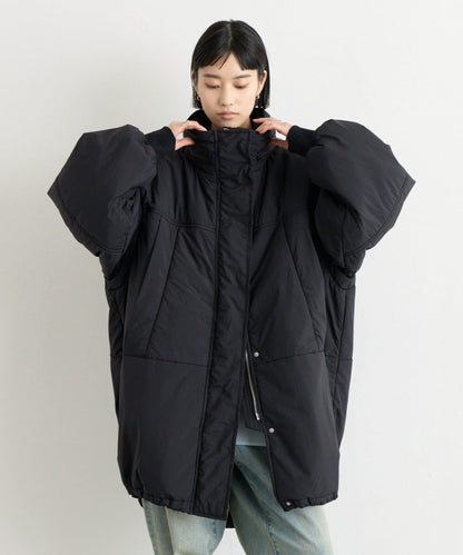 保溫中棉防潑水長款派克大衣