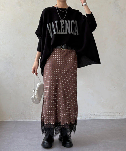 Logo 斗篷針織衫