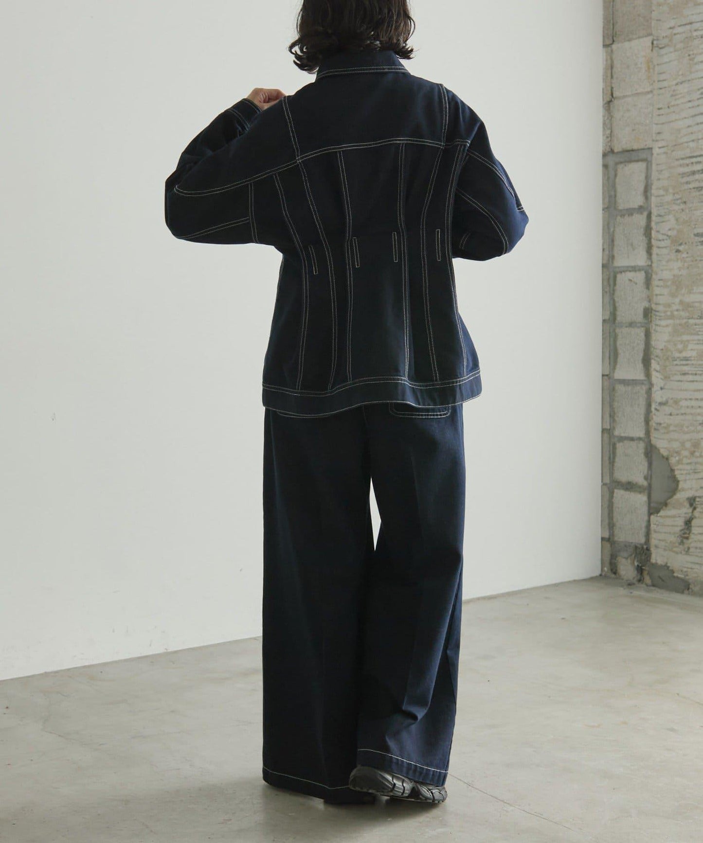 雙拉鍊 3D 牛仔夾克 SUM1 STYLE