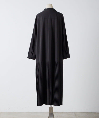 SUM1 STYLE 翻領百褶連衣裙