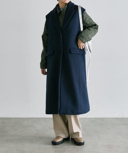 SUM1 STYLE(スミスタイル) 兩件套 長款馬刺繡外套