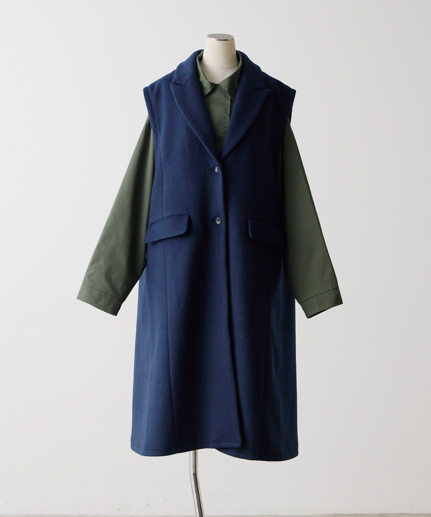 SUM1 STYLE(スミスタイル) 兩件套 長款馬刺繡外套