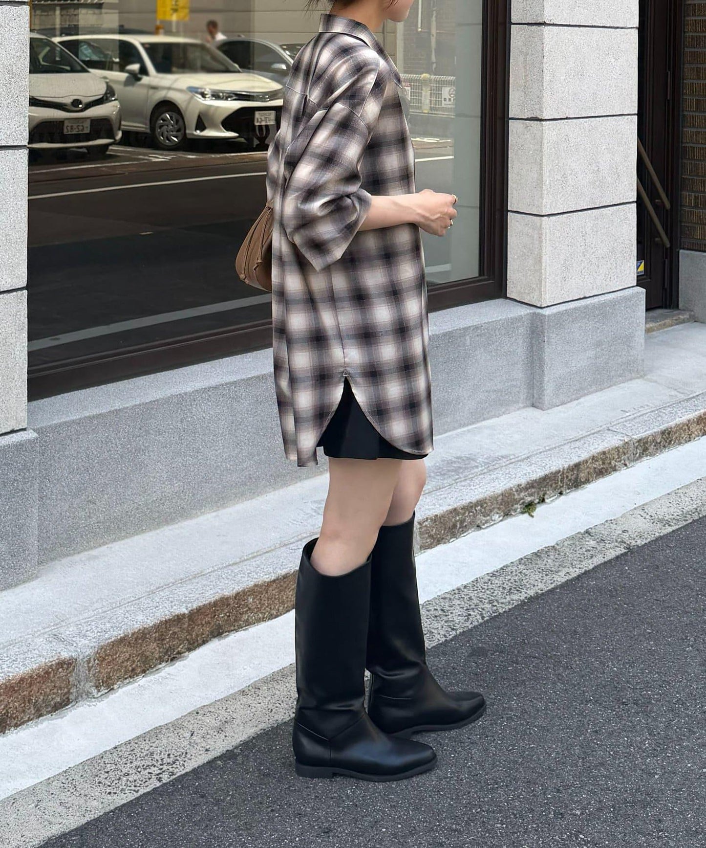 格紋2WAY襯衫