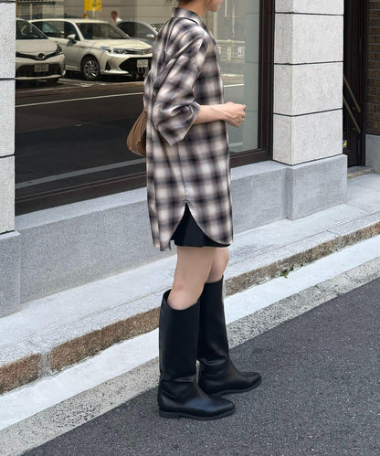 格紋2WAY襯衫