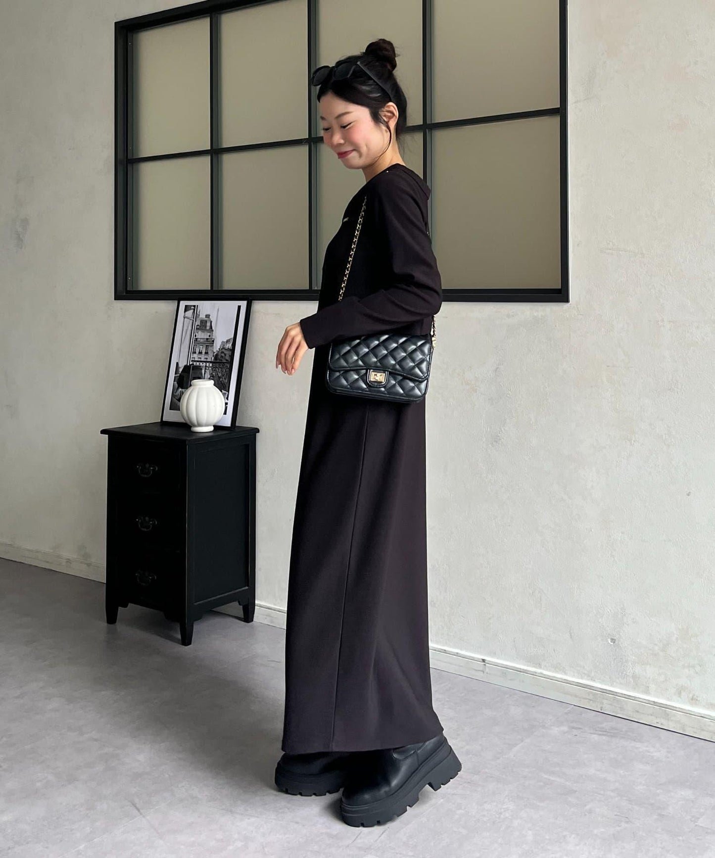 MARIN 金屬掛件針織開衫+吊帶連衣裙套裝