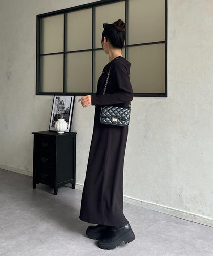 MARIN 金屬掛件針織開衫+吊帶連衣裙套裝